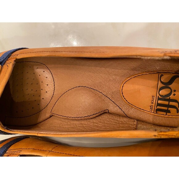 Womens Shoe Sofft Leather Slip on Flats Size 6.5 M with Arch Support Casual - Picture 6 of 11